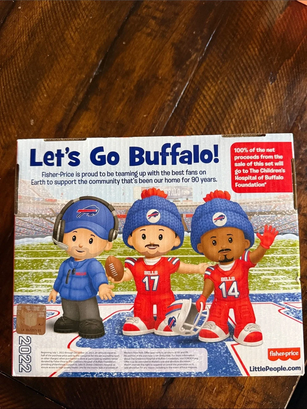 Fisher-Price Buffalo Bills Figure Playset - Red, Blue & White